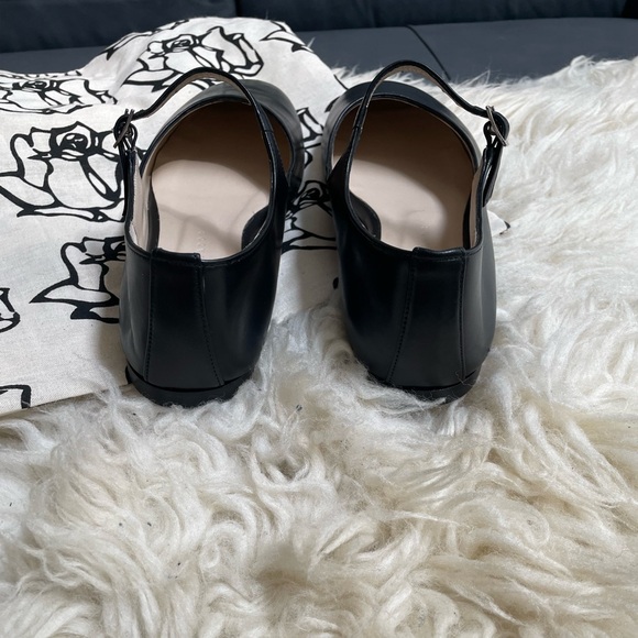 Brand New Freda Salvador Aubrey Mary Jane Flat, Black Leather. - Picture 7 of 11